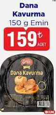 EMİN DANA KAVURMA 150 G EMİN DANA KAVURMA 150 G